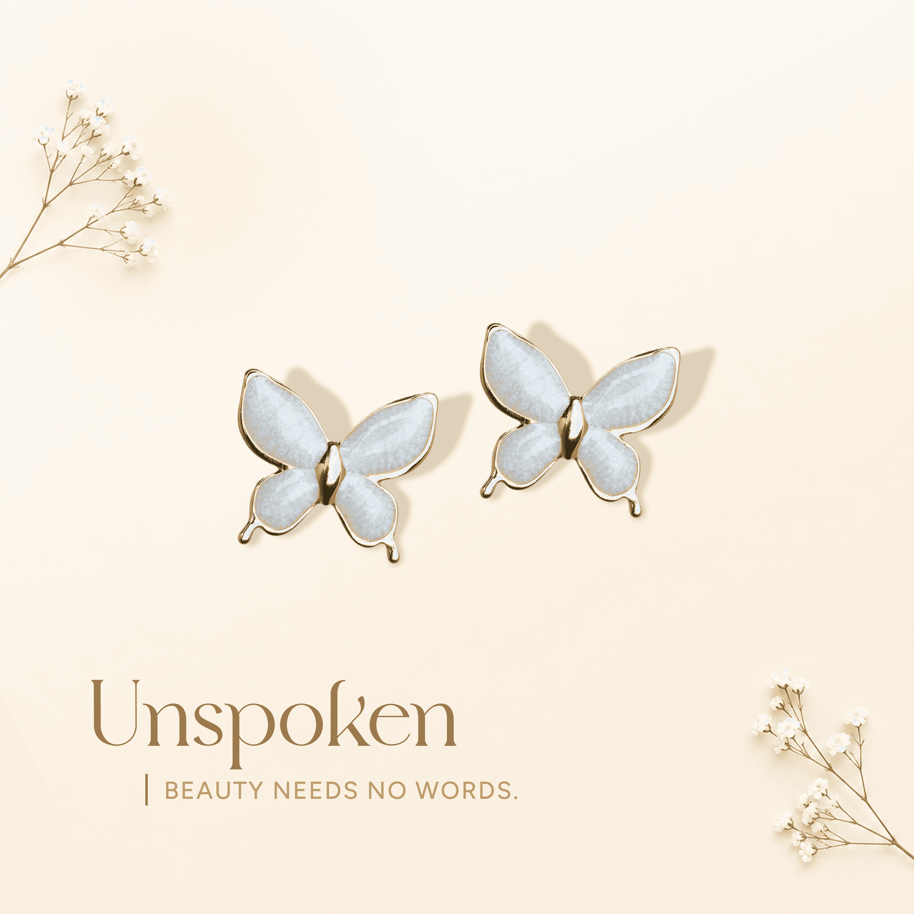 MOP Butterfly (cream)